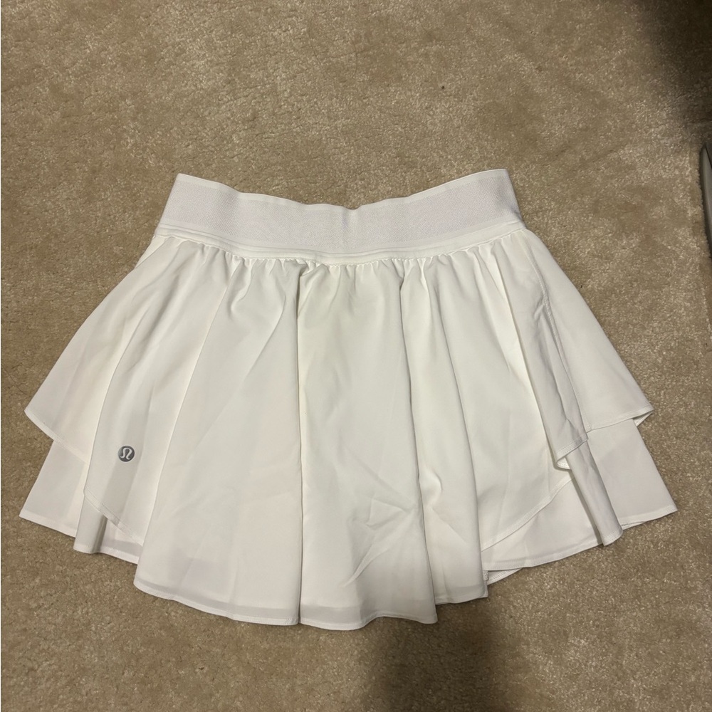Lululemon White Tennis Skirt
